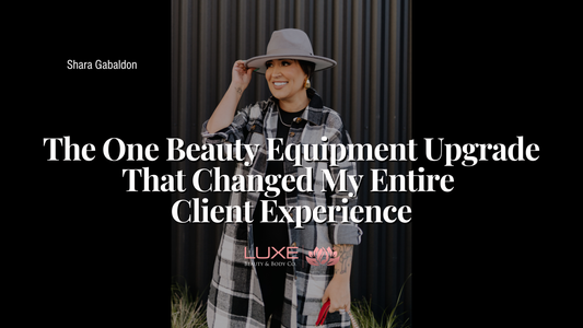 Luxury beauty equipment in modern spa studio