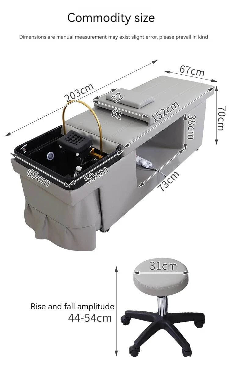 Non-Plumbed Scalp Massage Bed