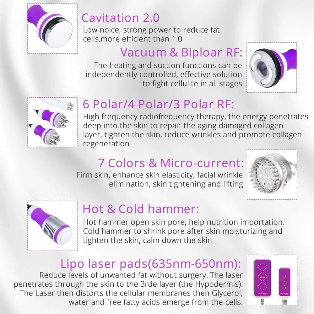 5/6 In 1 Cavitation Machine